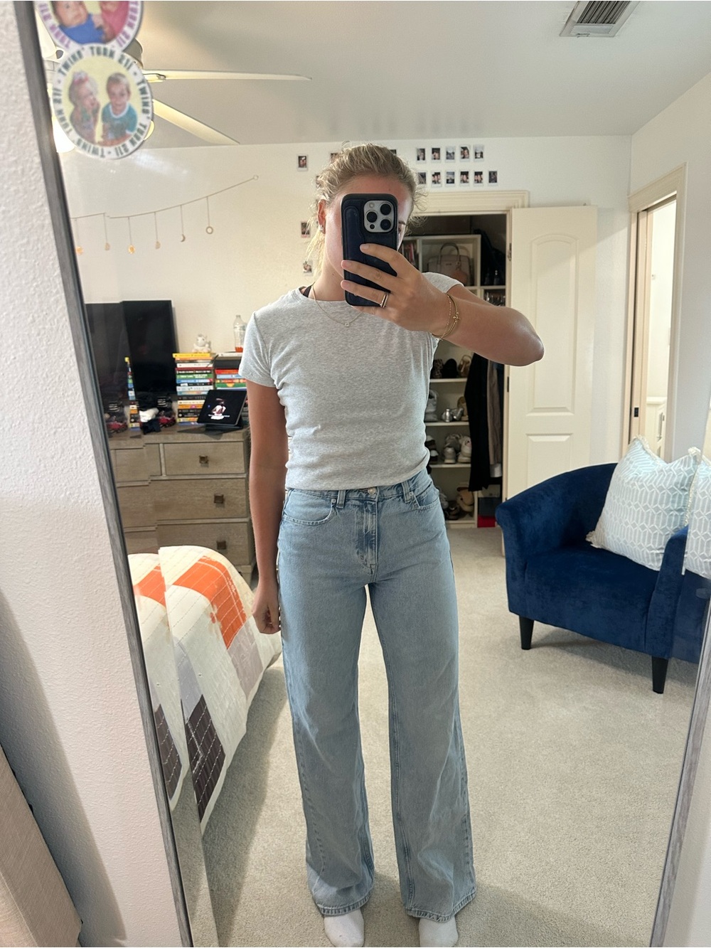 Free People Light Wash Jeans